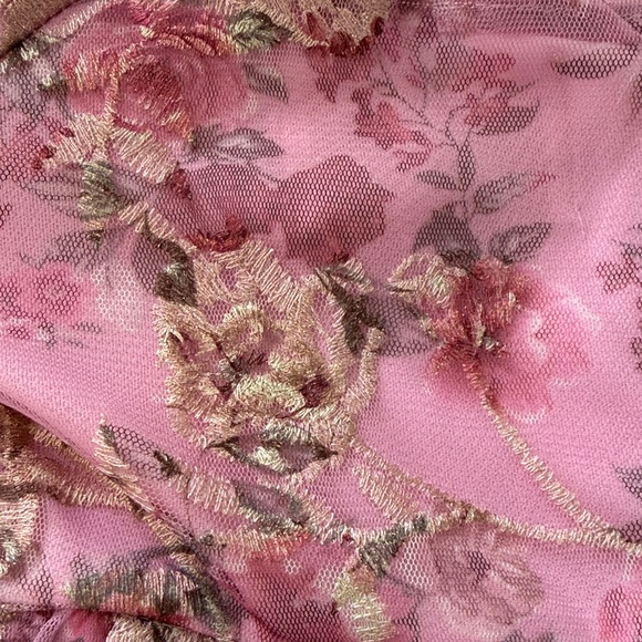 Floral Pink Dress - Picture 4 of 4